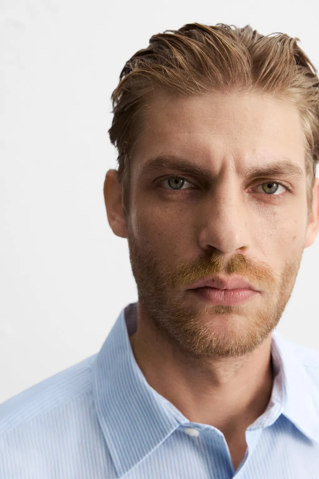 New CAMISA RAYAS EASY CARE Hombre Camisas