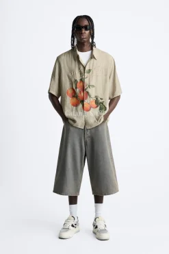 Discount CAMISA RAYAS ESTAMPADO CONTRASTE Hombre Camisas