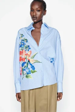 Best CAMISA RAYAS FLORES Mujer Camisas / Blusas