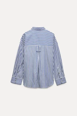 Clearance CAMISA RAYAS HILO METALIZADO Mujer Camisas / Blusas