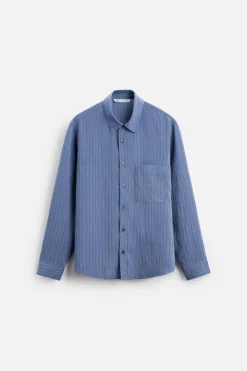 New CAMISA RAYAS LYOCELL - ALGODÓN Hombre Camisas