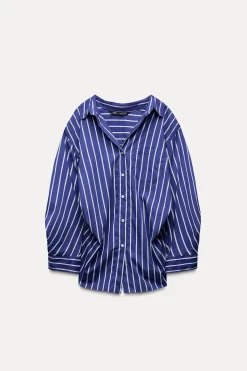 Sale CAMISA RAYAS MANGA MURCIÉLAGO Mujer Camisas / Blusas