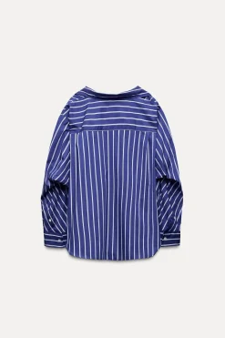 Sale CAMISA RAYAS MANGA MURCIÉLAGO Mujer Camisas / Blusas