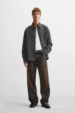 Best CAMISA RAYAS MEZCLA LYOCELL Hombre Camisas