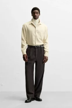 Sale CAMISA RAYAS MEZCLA MODAL Hombre Camisas