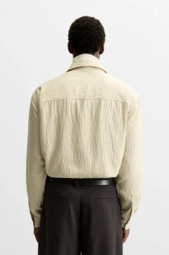 Sale CAMISA RAYAS MEZCLA MODAL Hombre Camisas