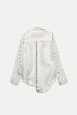 Fashion CAMISA RAYAS MULTIPOSICIÓN ZW COLLECTION Mujer Camisas / Blusas