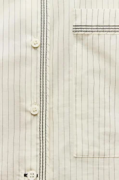 Clearance CAMISA RAYAS PESPUNTES ZW COLLECTION Mujer Camisas / Blusas