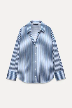 Outlet CAMISA RAYAS POPELÍN Mujer Camisas / Blusas