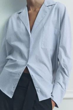 Best CAMISA RAYAS ZW COLLECTION Mujer Camisas / Blusas