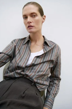 Hot CAMISA RAYAS ZW COLLECTION Mujer Camisas / Blusas