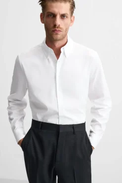 Online CAMISA REGULAR FIT ESTRUCTURA Hombre Camisas