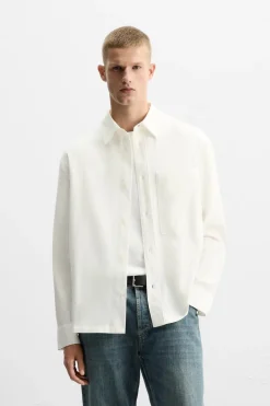 Fashion CAMISA RELAXED FIT ESTRUCTURA Hombre Camisas