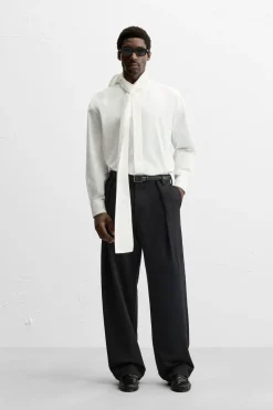 Discount CAMISA RELAXED FIT LAZO Hombre Camisas