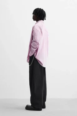 Sale CAMISA RELAXED FIT RAYAS Hombre Camisas