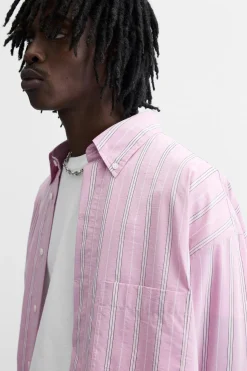 Sale CAMISA RELAXED FIT RAYAS Hombre Camisas