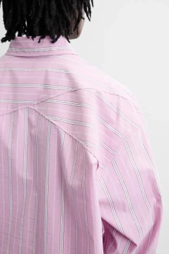 Sale CAMISA RELAXED FIT RAYAS Hombre Camisas