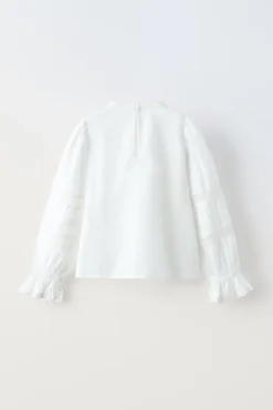 Niños ZARA 6 - 14 Años·Blusas / Camisas<CAMISA ROMÁNTICA