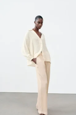 New CAMISA RÚSTICA HILO METALIZADO Mujer Camisas / Blusas