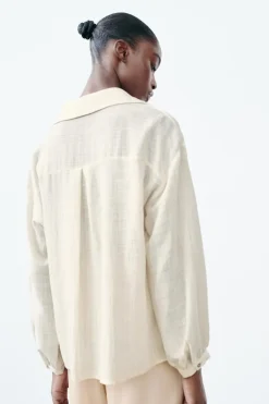 New CAMISA RÚSTICA HILO METALIZADO Mujer Camisas / Blusas