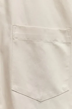 New CAMISA SARGA SATINADA Mujer Camisas / Blusas