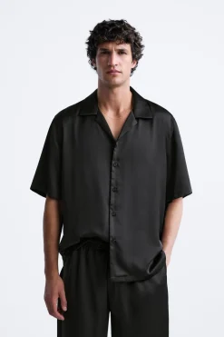 Best CAMISA SATINADA Hombre Camisas