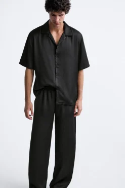 Best CAMISA SATINADA Hombre Camisas