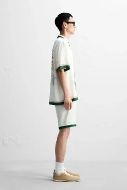 Best CAMISA SATINADA CONTRASTE Hombre Camisas