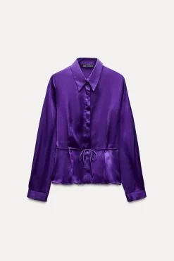 Sale CAMISA SATINADA LAZADA Mujer Camisas / Blusas