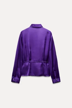 Sale CAMISA SATINADA LAZADA Mujer Camisas / Blusas