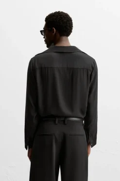 Discount CAMISA SATINADA LAZO Hombre Camisas