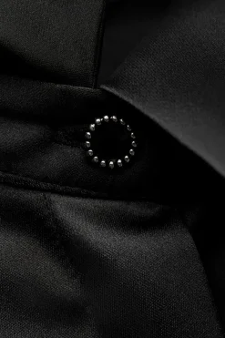 New CAMISA SATINADA PLUMAS Mujer Camisas / Blusas