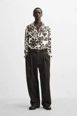 Discount CAMISA SEDA ESTAMPADA X NANUSHKA Hombre Camisas