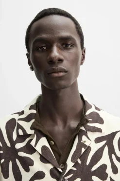 Discount CAMISA SEDA ESTAMPADA X NANUSHKA Hombre Camisas