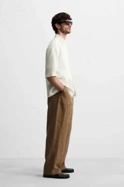 Fashion CAMISA SEERSUCKER Hombre Camisas