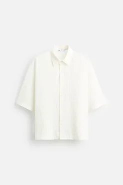 Fashion CAMISA SEERSUCKER Hombre Camisas