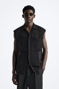 Discount CAMISA SEMITRANSPARENTE Hombre Camisas