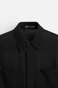 Hot CAMISA SEMITRANSPARENTE Hombre Camisas