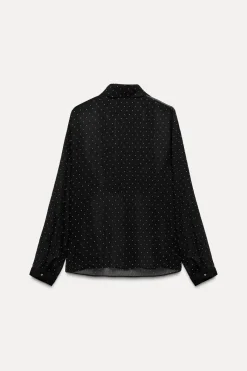 Sale CAMISA SEMITRANSPARENTE BRILLOS Mujer Camisas / Blusas