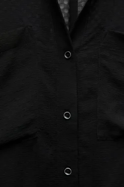 Best CAMISA SEMITRANSPARENTE ESTRUCTURA Mujer Camisas / Blusas