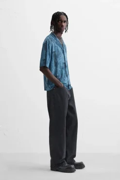 Sale CAMISA SEMITRANSPARENTE ESTAMPADA Hombre Camisas