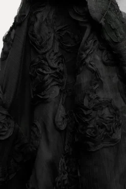 Best CAMISA SEMITRANSPARENTE ESTRUCTURA FLOR Mujer Camisas / Blusas