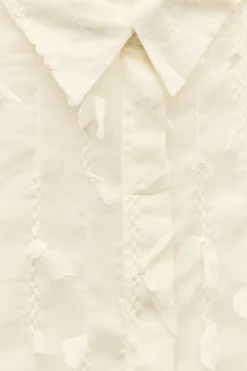 New CAMISA SEMITRANSPARENTE FLECOS Mujer Camisas / Blusas