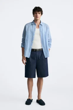 Online CAMISA SEMITRANSPARENTE RAYAS Hombre Camisas