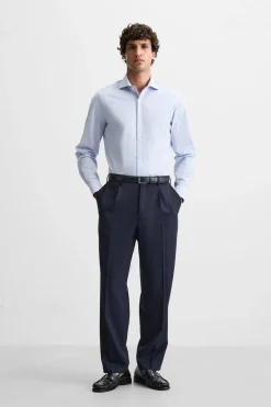 Discount CAMISA SLIM FIT RAYAS Hombre Camisas