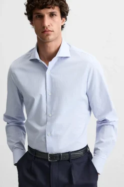 Discount CAMISA SLIM FIT RAYAS Hombre Camisas