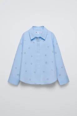 Niños ZARA 6 - 14 Años·Blusas / Camisas<CAMISA STRASS