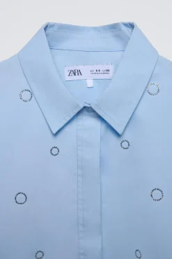 Niños ZARA 6 - 14 Años·Blusas / Camisas<CAMISA STRASS