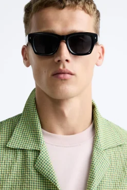 Outlet CAMISA TEXTURA CUADROS Hombre Camisas