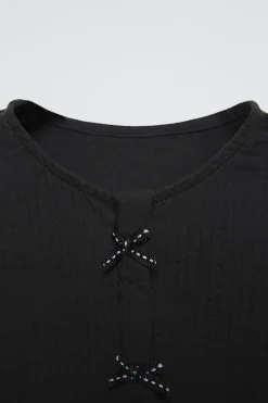 Niños ZARA 1½ - 6 Años·Camisas|1½ - 6 Años·Total Look<CAMISA TEXTURA LAZOS